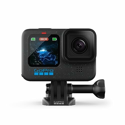 GoPro HERO12 Black camera with front display