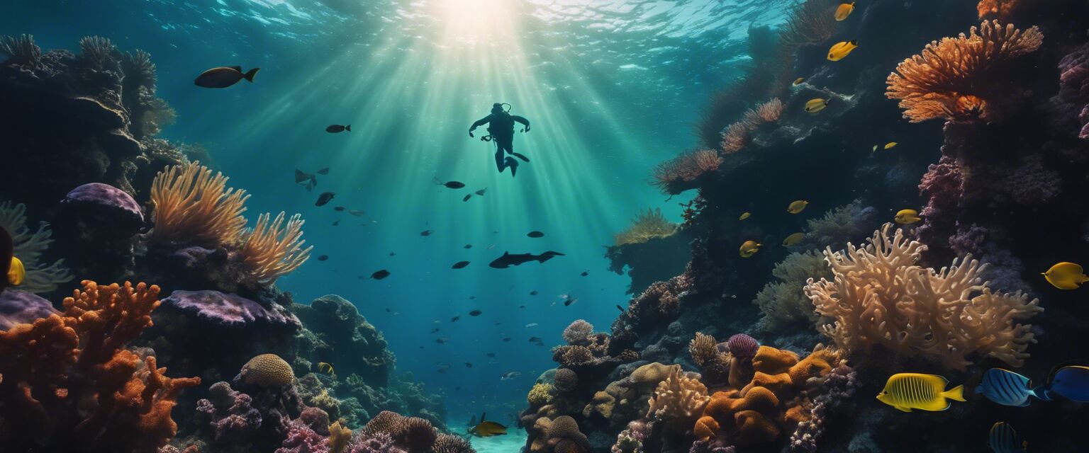 Marine life silhouette